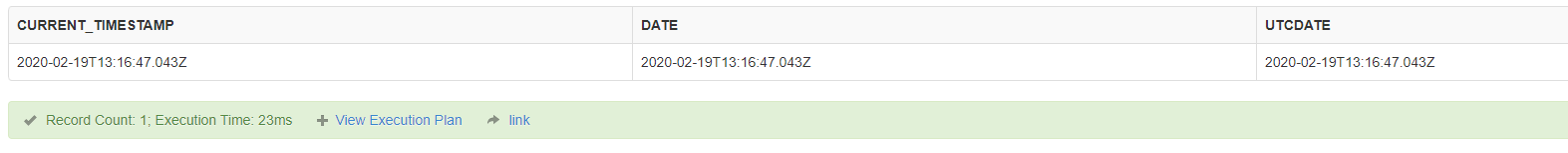 sysdate